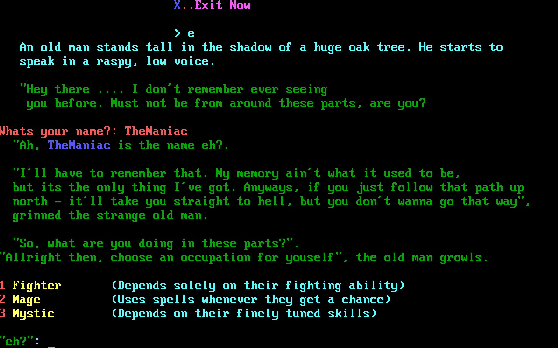 Distant Realms character creation Distant Realms character creation